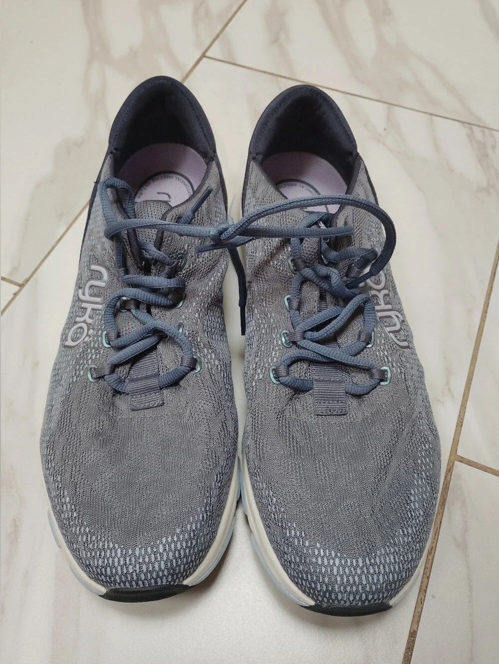 Ryka Women's Devotion X Walking Sneakers Folk Blue Wide Width Sz. 11 W